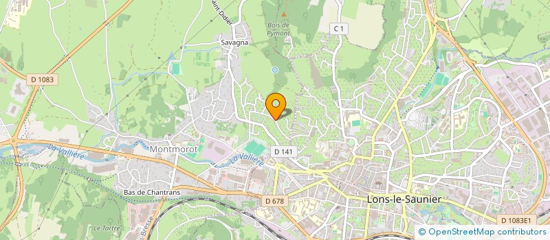 localisation de l'entreprise CLIM&O à MONTMOROT