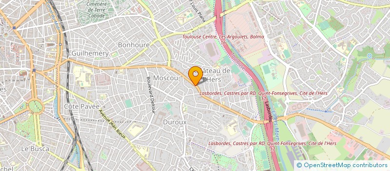 localisation de l'entreprise CLIM'OC ELECTRICITE à TOULOUSE