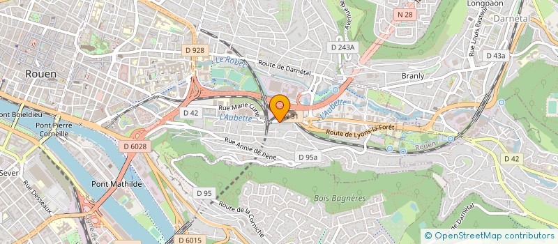 localisation de l'entreprise CLIM OUEST à ROUEN