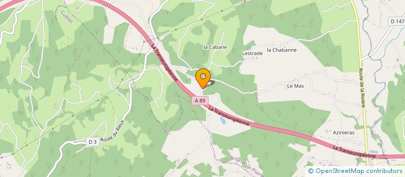 localisation de l'entreprise CLIM-PAC 19  BRIGNAC-LA-PLAINE