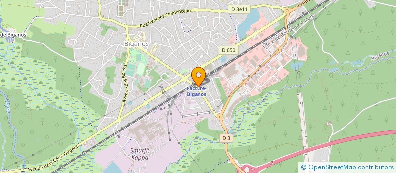 localisation de l'entreprise CLIM & PAC DU BASSIN  MIOS