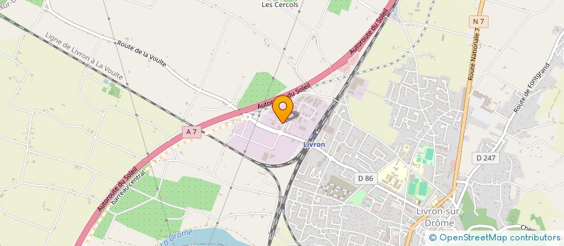 localisation de l'entreprise CLIM PAC ECO-ENERGIES  LIVRON-SUR-DROME