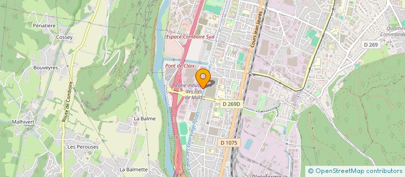 localisation de l'entreprise CLIM PAC SERVICES  LE PONT-DE-CLAIX