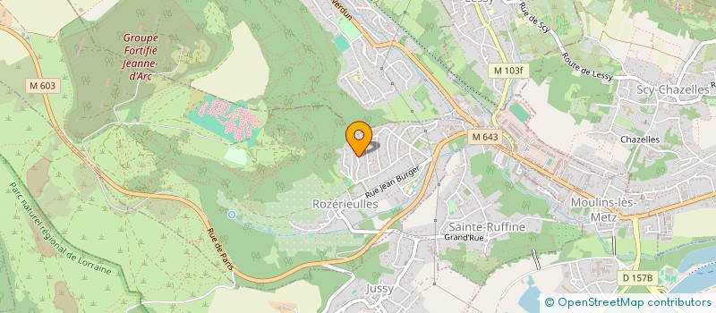 localisation de l'entreprise CLIM & PLOMB  ROZERIEULLES