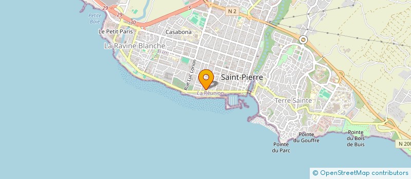 localisation de l'entreprise CLIM PLUS REUNION à SAINT-DENIS