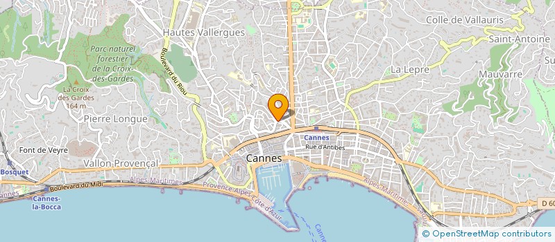 localisation de l'entreprise CLIM POUR VOUS à CANNES