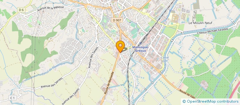 localisation de l'entreprise CLIM PRO SERVICES à MANOSQUE