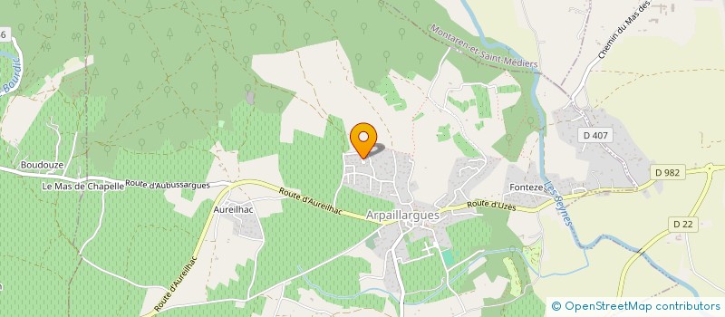 localisation de l'entreprise CLIM PROPRE  ARPAILLARGUES-ET-AUREILLAC