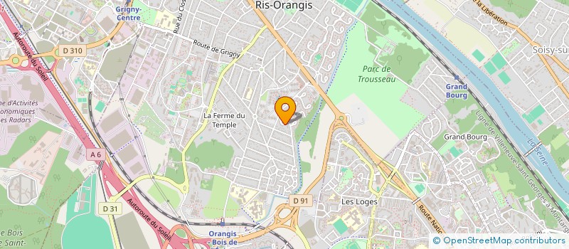 localisation de l'entreprise CLIM PULSE à RIS-ORANGIS