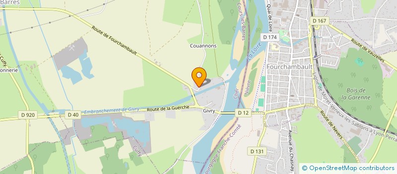 localisation de l'entreprise CLIM'R NET  COURS-LES-BARRES