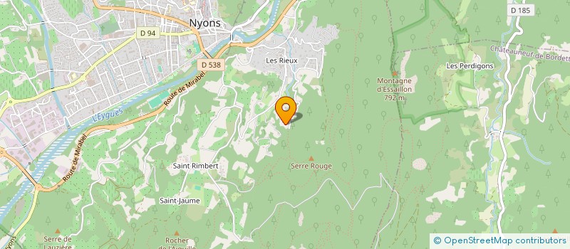 localisation de l'entreprise CLIM R&O  NYONS