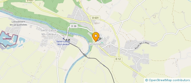 localisation de l'entreprise CLIM RENOV  GIROUSSENS