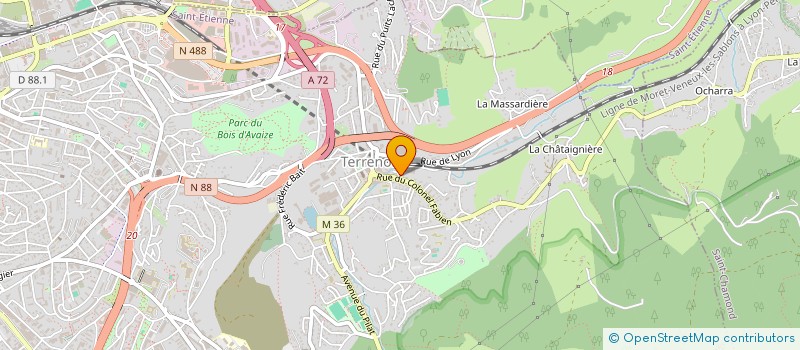 localisation de l'entreprise CLIM SAINTE KARL  SAINT-ETIENNE