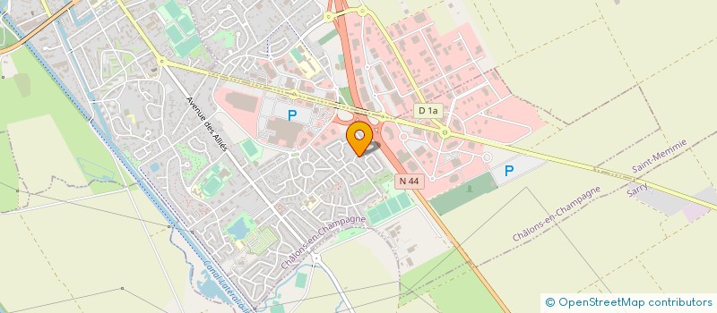 localisation de l'entreprise CLIM SERVICES à CHALONS-EN-CHAMPAGNE