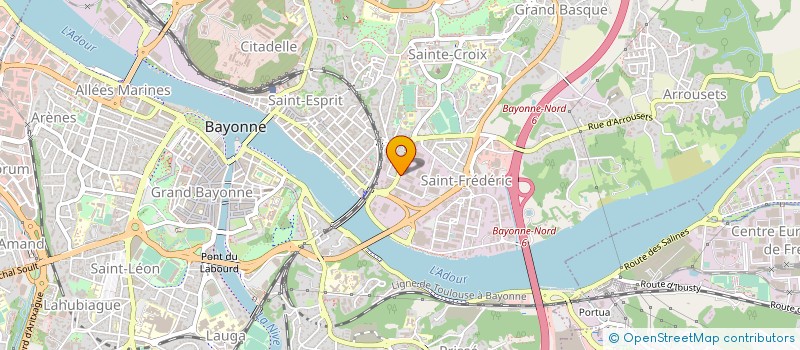 localisation de l'entreprise CLIM SERVICES à BAYONNE