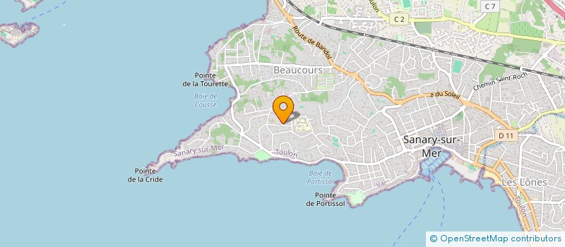 localisation de l'entreprise CLIM SUR BREIZH à SANARY-SUR-MER