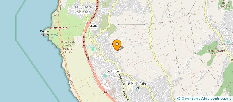 localisation de l'entreprise CLIM TECH OI  SAINT-LEU