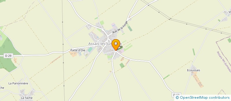 localisation de l'entreprise CLIM TECH SERVICES  ASSAIS-LES-JUMEAUX