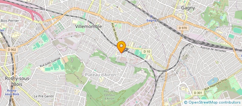 localisation de l'entreprise CLIM-THERMIE  VILLEMOMBLE