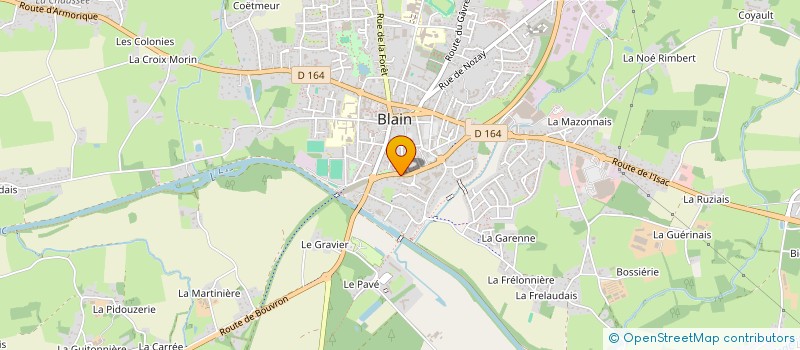 localisation de l'entreprise CLIM'WEST 44 à BLAIN