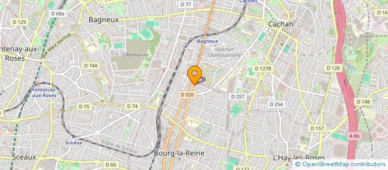 localisation de l'entreprise CLIMA-ELEC SERVICES à BOURG-LA-REINE