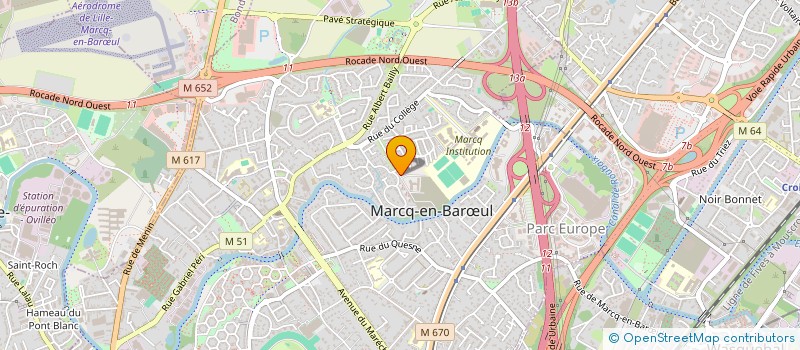 localisation de l'entreprise CLIMA NEU TUNNEL SA à MARCQ-EN-BARŒUL
