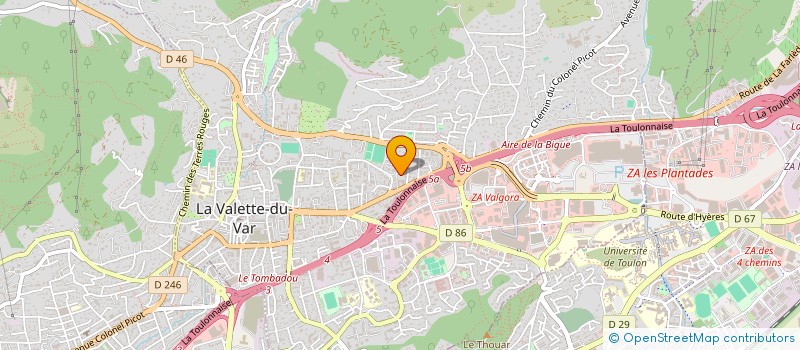 localisation de l'entreprise CLIMA'S à LA VALETTE-DU-VAR