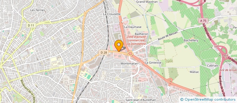 localisation de l'entreprise CLIMA SUD à BEZIERS