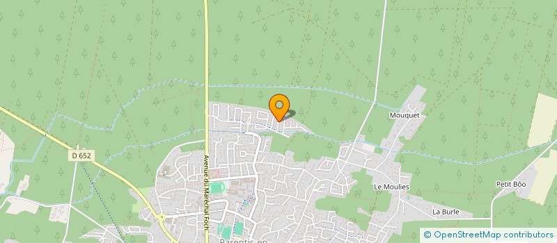 localisation de l'entreprise CLIMAC  PARENTIS-EN-BORN