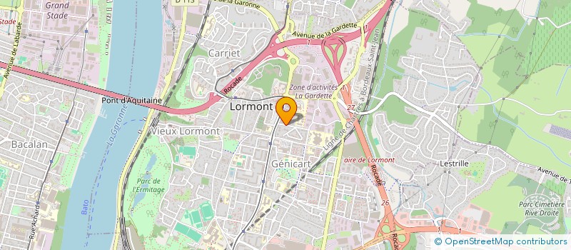 localisation de l'entreprise CLIMACOM  LORMONT