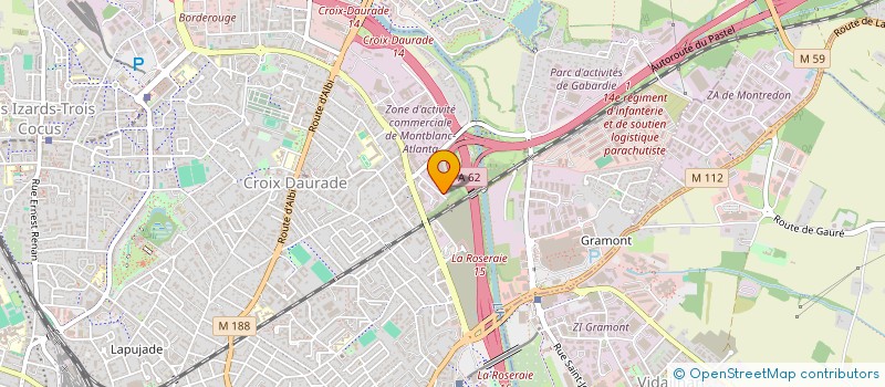 localisation de l'entreprise CLIMACONCEPT  TOULOUSE