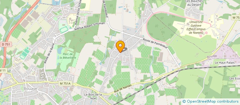 localisation de l'entreprise CLIMACONTROL à BOUAYE