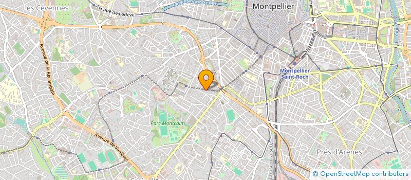 localisation de l'entreprise CLIMACONTROL MEDITERRANNEE à MONTPELLIER