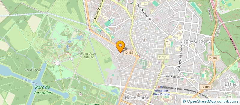 localisation de l'entreprise CLIMACOOL à VERSAILLES