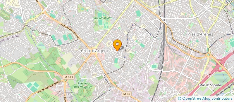 localisation de l'entreprise CLIMACTIVE à MONTPELLIER