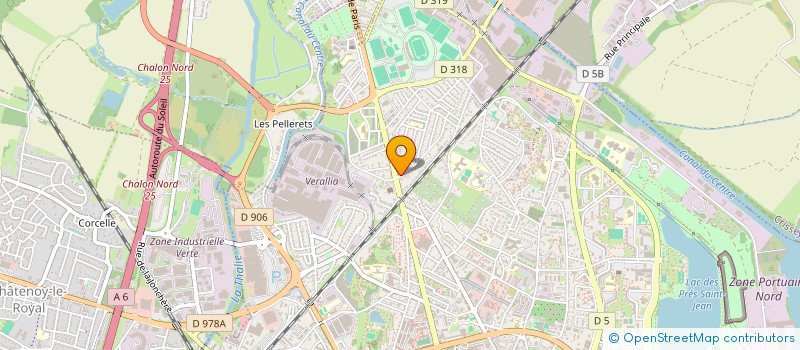 localisation de l'entreprise CLIMAFROID à CHALON-SUR-SAONE
