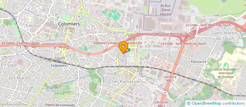 localisation de l'entreprise CLIMAFROID  TOULOUSE