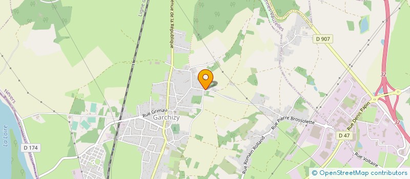 localisation de l'entreprise CLIMAFROID BY TERRAT-NENOT  GARCHIZY