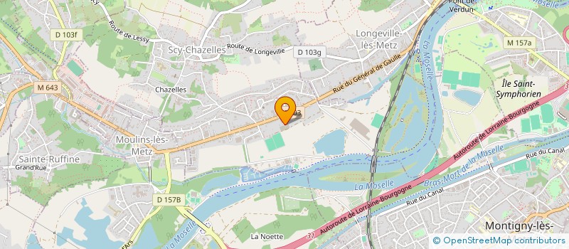 localisation de l'entreprise CLIMAGEST à SCY-CHAZELLES