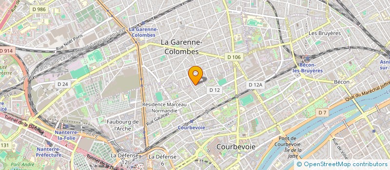 localisation de l'entreprise CLIMAGIF à COURBEVOIE