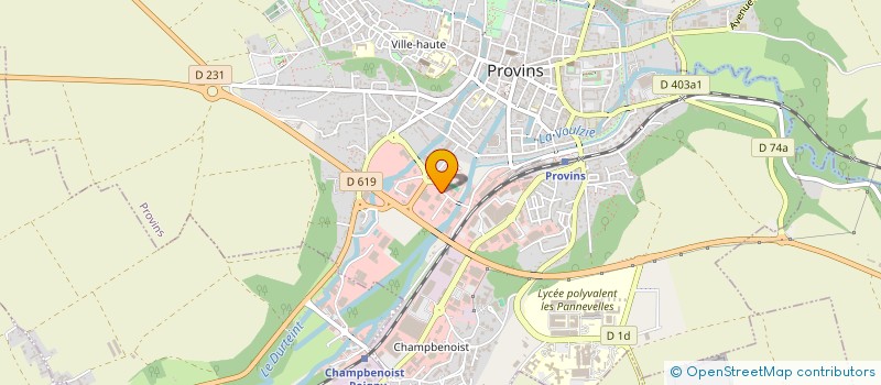 localisation de l'entreprise CLIMAIRSOL à PROVINS
