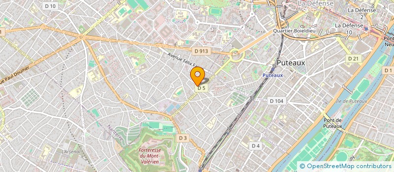 localisation de l'entreprise CLIMAL SARL à NANTERRE