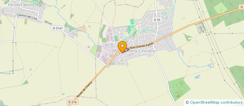 localisation de l'entreprise CLIMALOC  CHEVRY-COSSIGNY