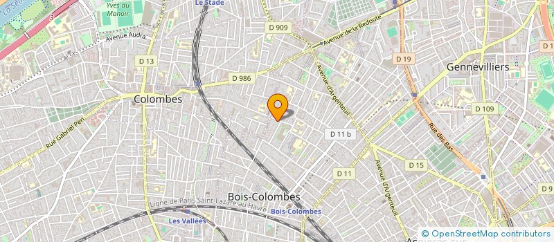 localisation de l'entreprise CLIMANEO à BOIS-COLOMBES