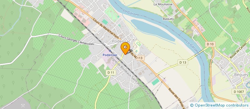 localisation de l'entreprise CLIMANERGIE  PODENSAC