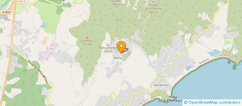 localisation de l'entreprise CLIMANET  PORTO-VECCHIO