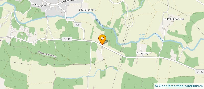 localisation de l'entreprise CLIMAPAC 77  BEAUTHEIL-SAINTS