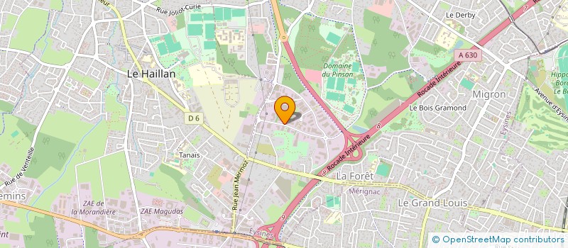 localisation de l'entreprise CLIMAPIPE  EYSINES