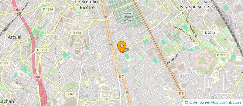 localisation de l'entreprise CLIMAPLOM à VILLEJUIF