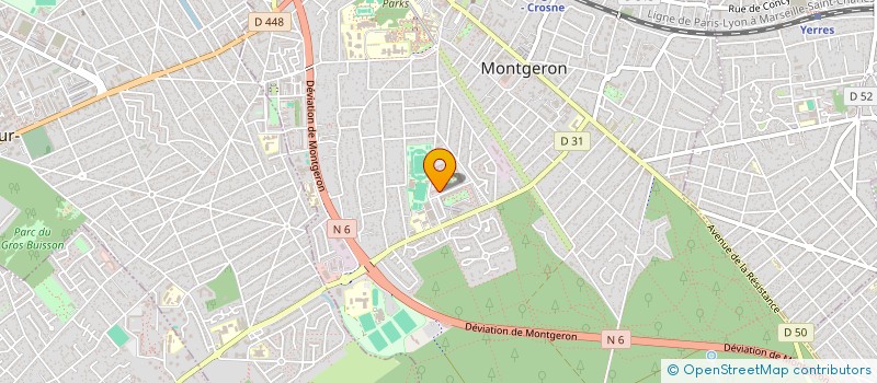 localisation de l'entreprise CLIMAS SERVICES à MONTGERON